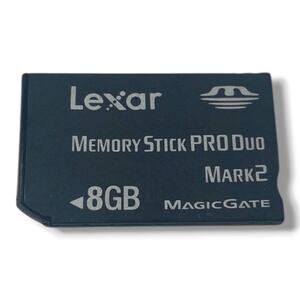 Lexar 8GB Memory Stick Pro Duo Mark 2 Memory Card For Sony Camera / PSP